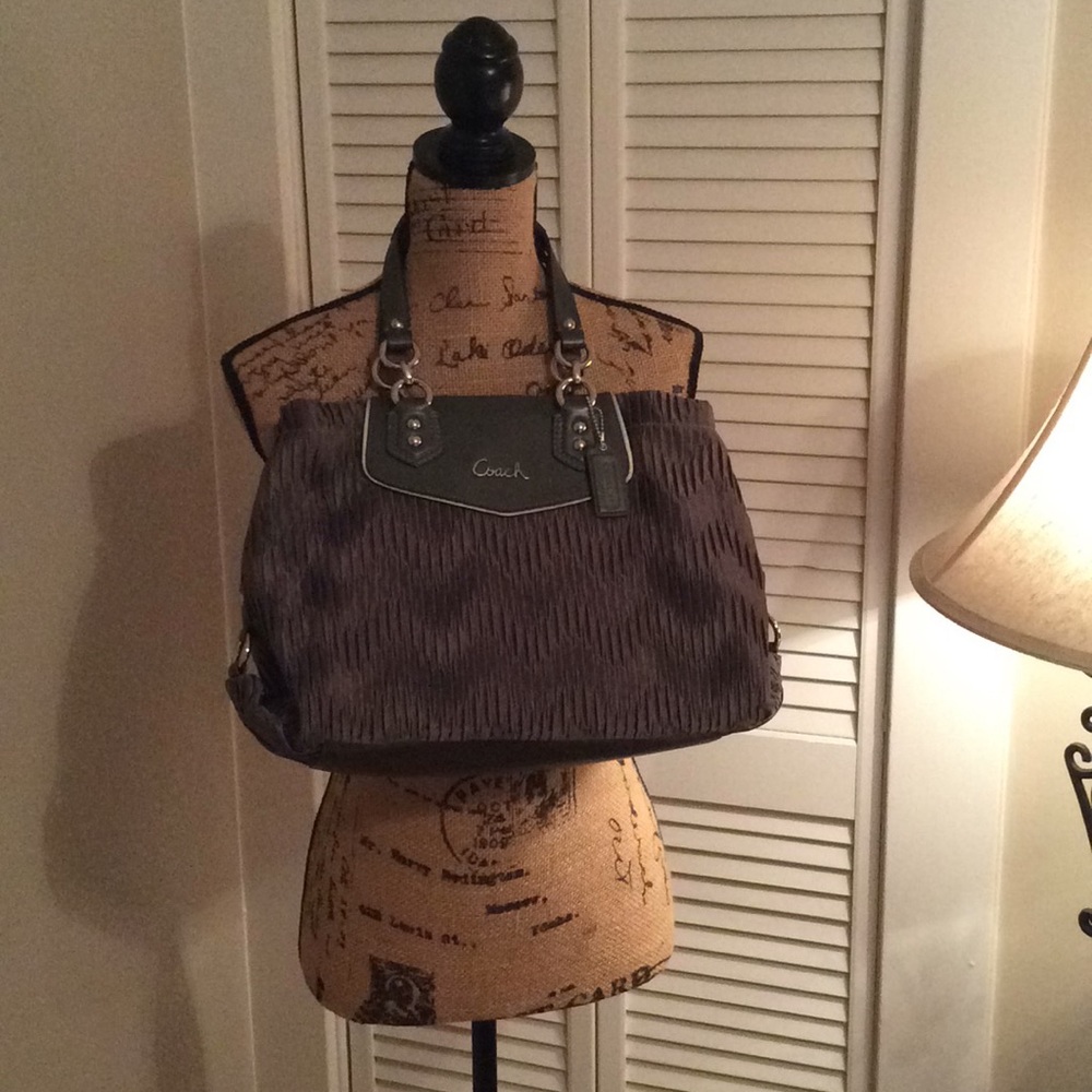 Gently Used COACH Purse - Gray